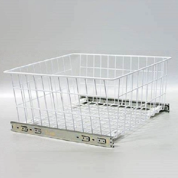 Square Kitchen Drain Rack Stainless Steel Wire Rinse Basket Dish Rack Basket