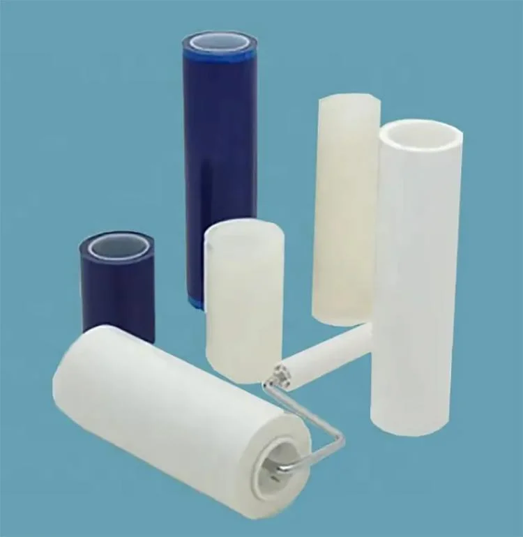 Peelable Industrial Dust Removing PE Lint Roller Sticky Roller