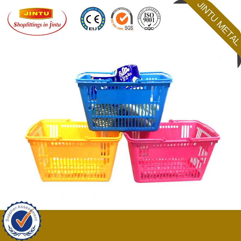 Plastic Shopping Basket/ Rolliing Basket 42L