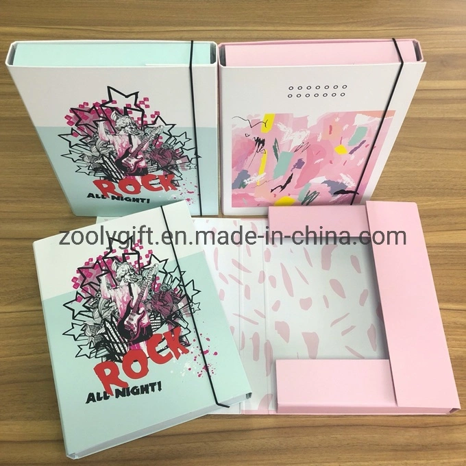 Customize Design Printing Paper Square Pen Holder with Dividers Multi-Function Desk Stationery Organizer Storage Boxes