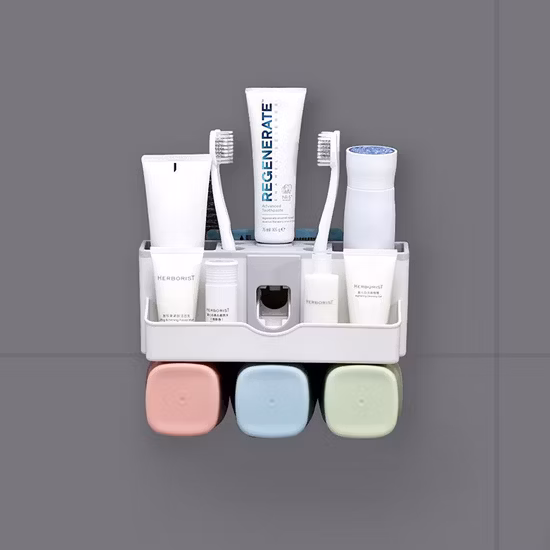 B533 Multi-Function Toothbrush Holder with Cups