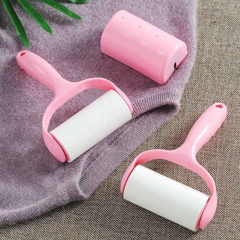 Pet Washable Reusable Hair Remover Rollers Sticky Gel Mini Silicone Handle for Wooden Refill Bamboo Custom Long PRO Lint Roller