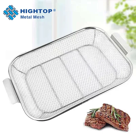 Flexible Réglable Petit Shopping Peu Profond Maison Cuisine Alimentaire Fruits Légumes Lavage Drain En Métal Grillage Net Panier De Rangement