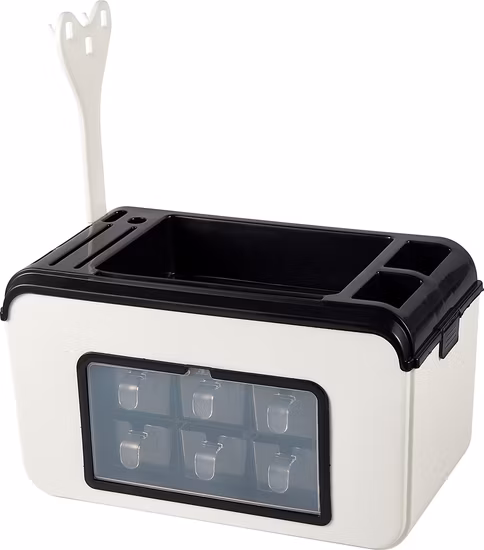 Boîte de rangement de cuisine maison pour baguettes assaisonnement bac de rangement en plastique pour aliments