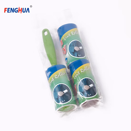 Rouleau de recharge remplaçable pour brosse à poussière collante à usage domestique